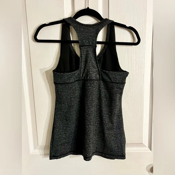 RUC Gap Black Racerback Tank Top built-in bra, yoga, athletic, medium - Picture 8 of 15